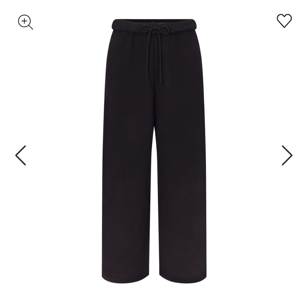 Skims cotton fleece classic straight leg pant